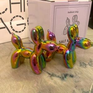 Balloon Dog Salt & Pepper Shakers